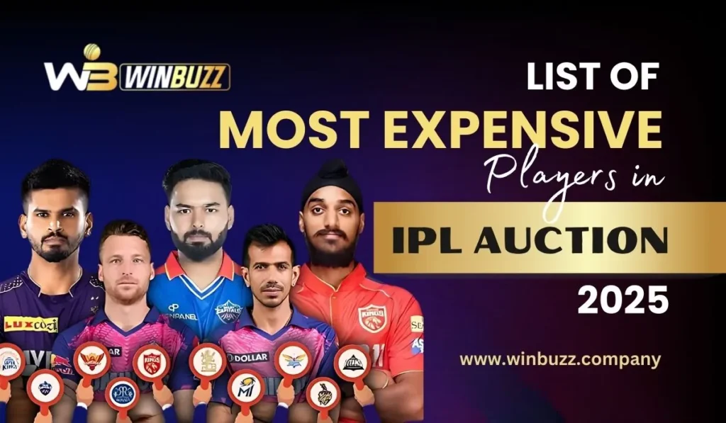 List of Most Expensive Players in IPL auction 2025